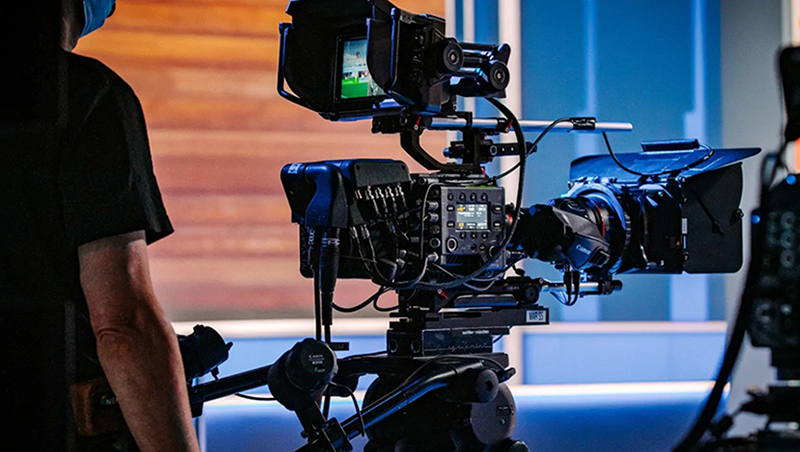 Cámara de producción de televisión