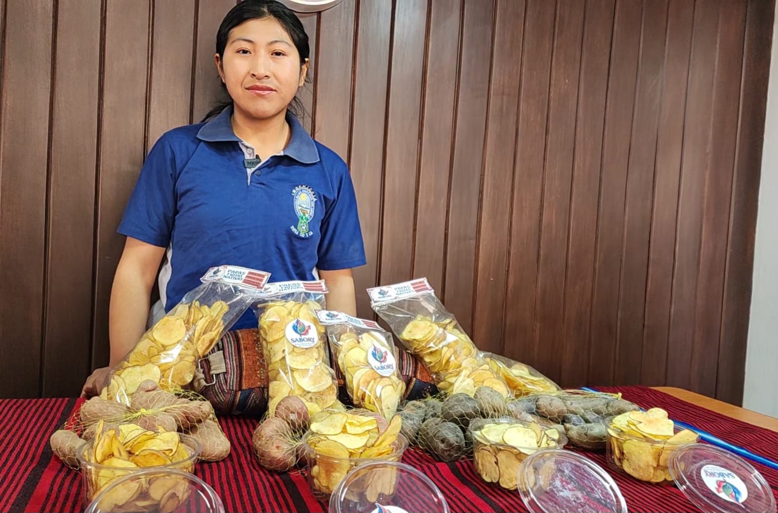Imilla, Phiñu y Pintaboca: Rosmilda lleva las papas nativas al mundo de las papas fritas desde la UMSA